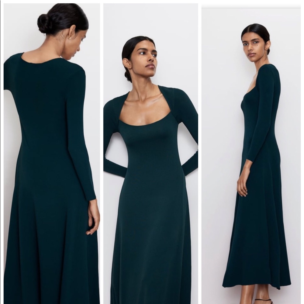 Zara A-Line Knit Dress